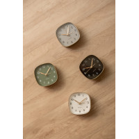 Budík Karlsson KA5957GY Travel Square, 9cm